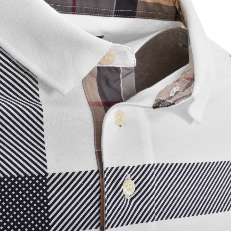 Barbour Blaine Polo T Shirt White